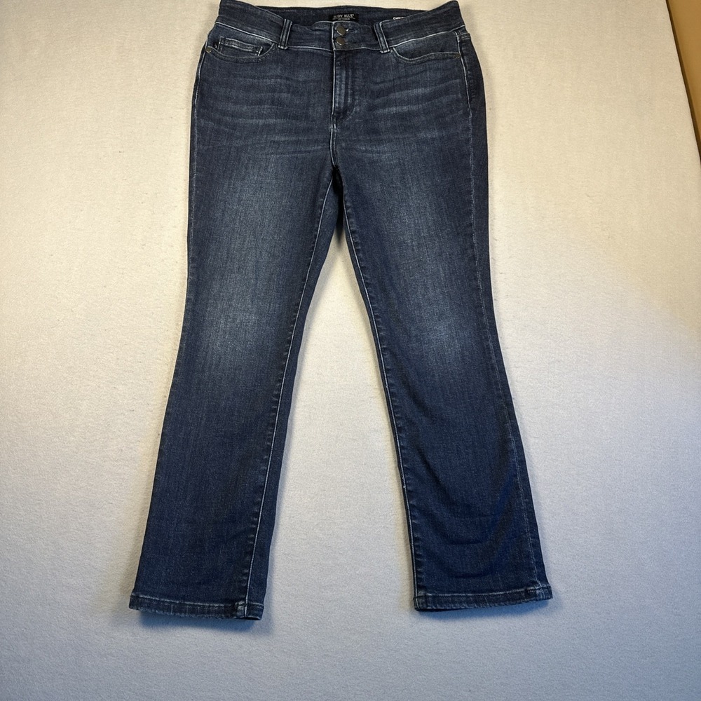 Judy Blue Capri Fit Jeans Women 15/32 Blue Stretch Denim Medium‎ Wash